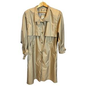 Women's Trench/rain Coat Tan Size 6
